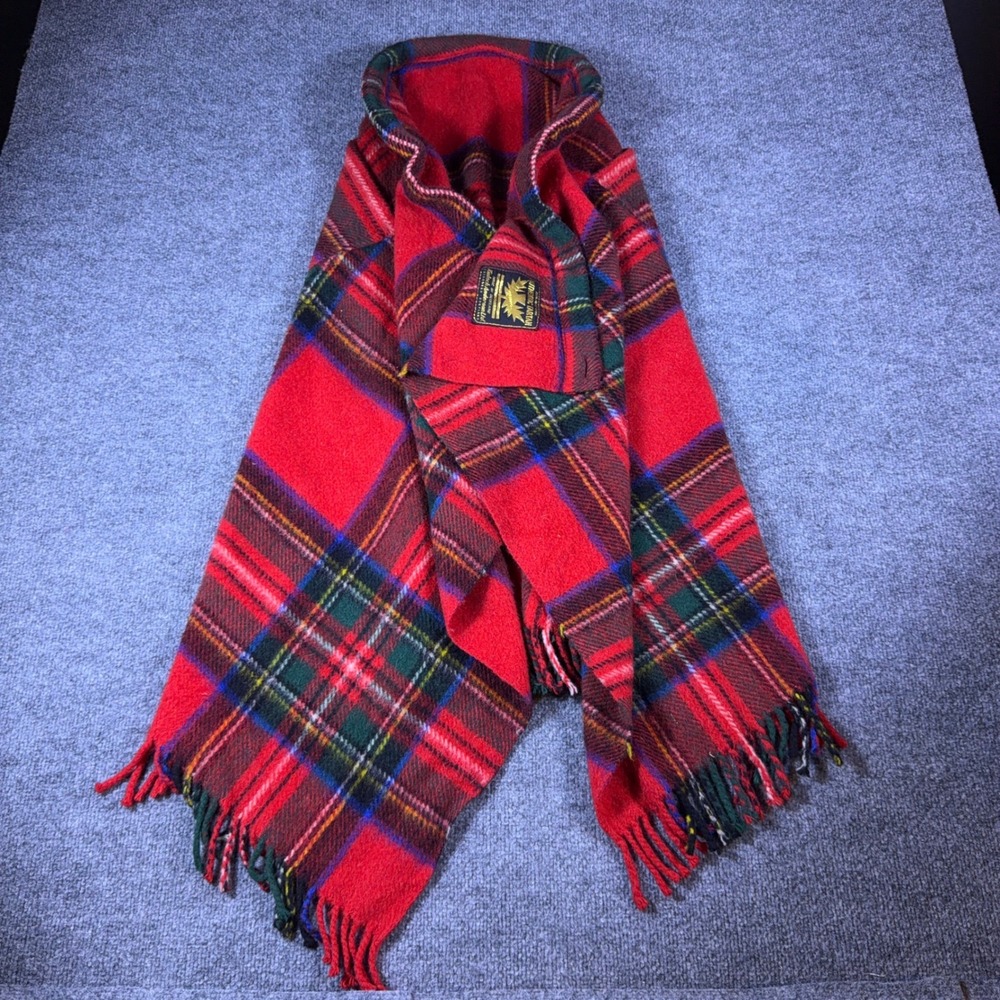 Vintage Kinloch Anderson Wool Kilt Royal Stewart Tartan Made in Scotland Red